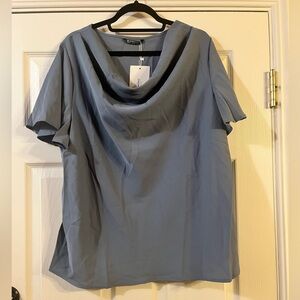 BloomChic Dusty Blue blouse